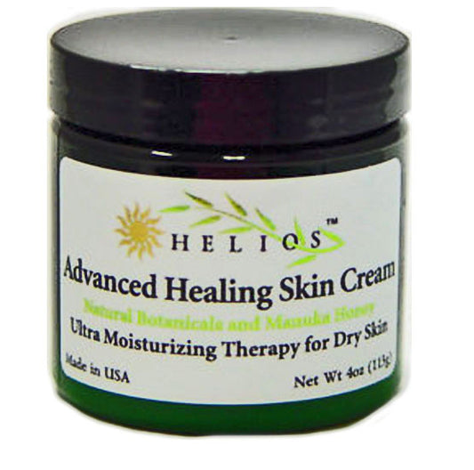 Helios Advanced Healing Skin Cream Botanical Manuka Honey Bee for Dry Skin 4 oz.