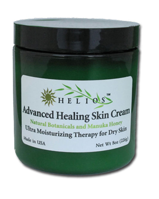 Helios Advanced Healing Skin Cream Botanical Manuka Honey Bee for Dry Skin 8 oz.